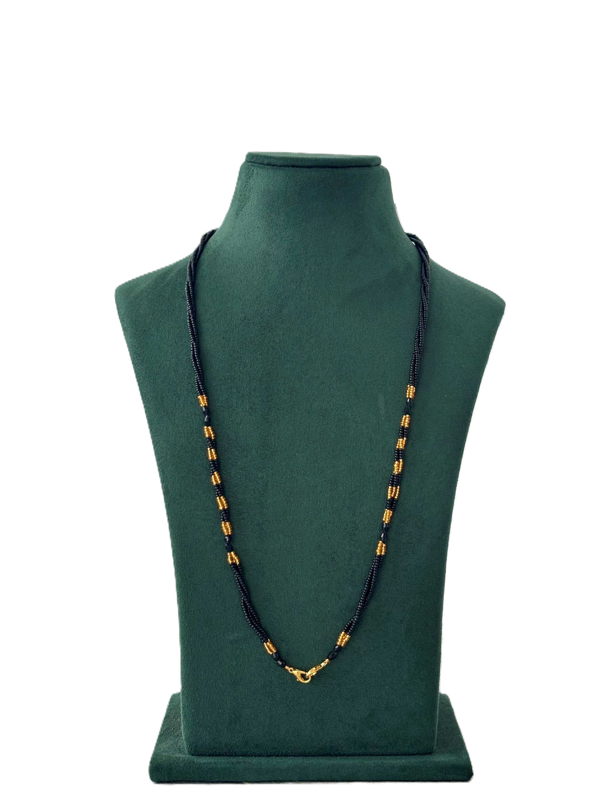 Semifinished Black Seed Bead Chain Design 4