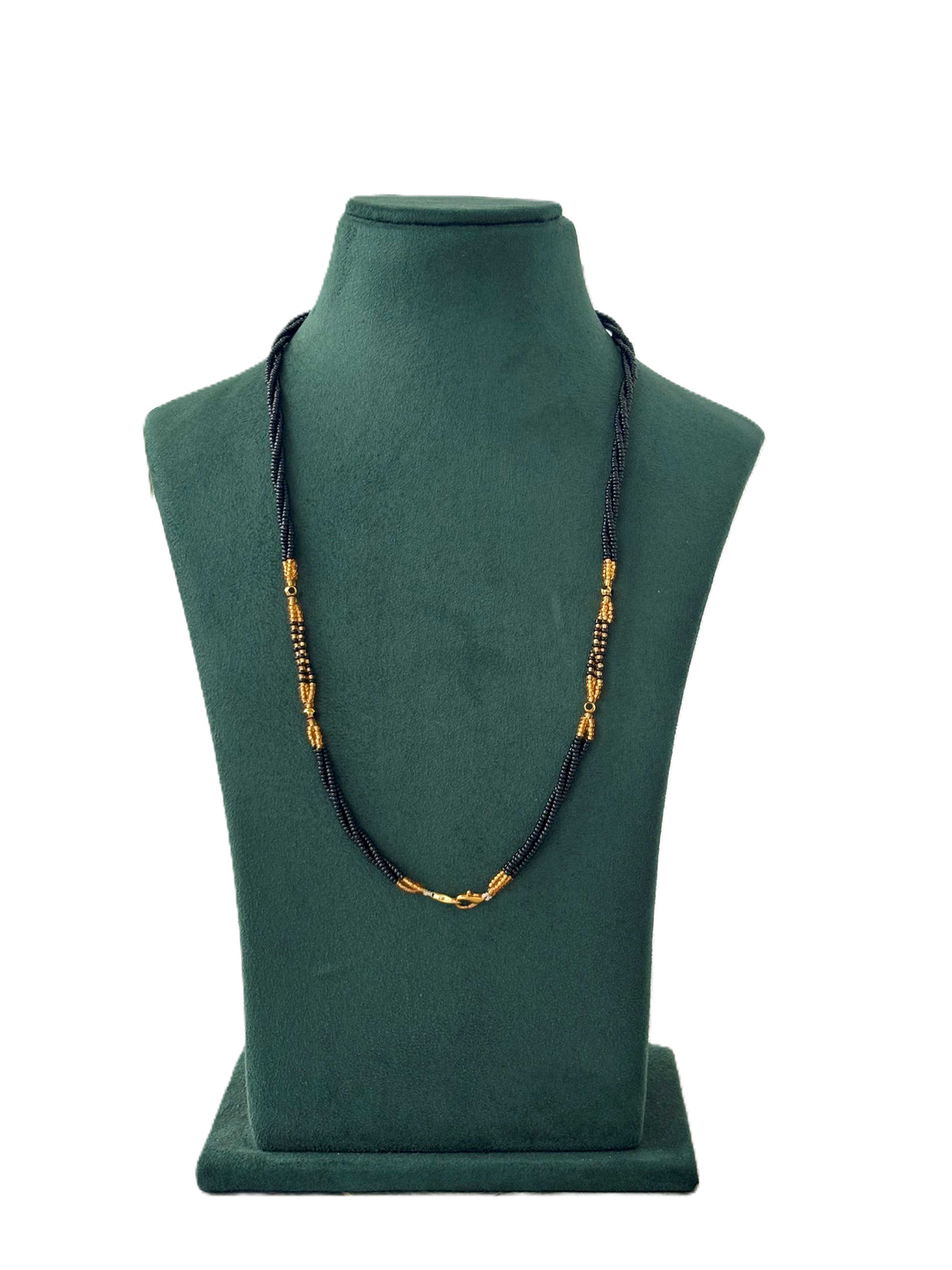 Semifinished Black Seed Bead Chain Design 5