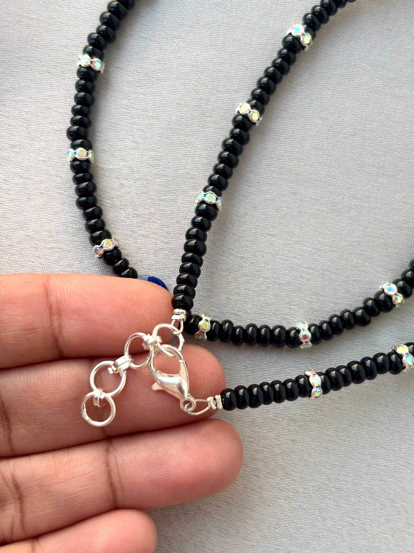 Seed Beads with Butterfly Anklets Size 10.5