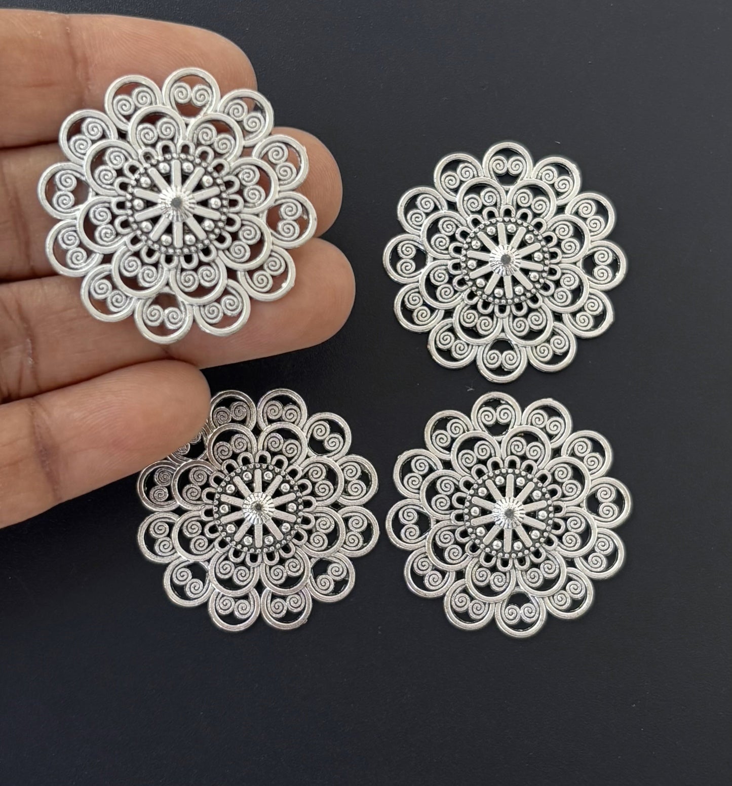 Filigree Flower Wraps and Connectors
