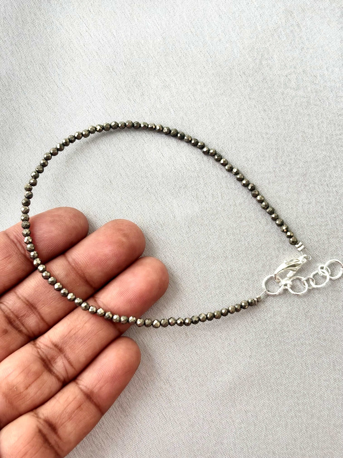 Natural Pyrite Stone Bracelets