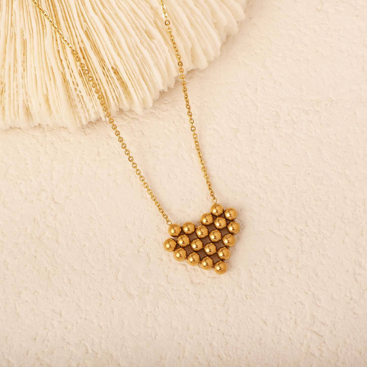 Beads Heart Necklace