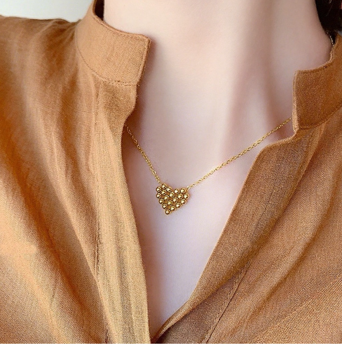 Beads Heart Necklace