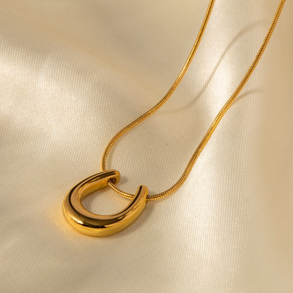 U Shape Pendant Necklace
