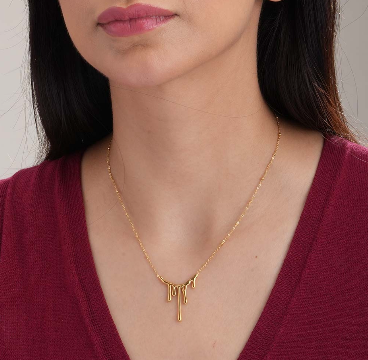 The Melting Honey Necklace