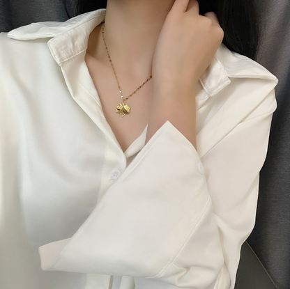 Maple Leaf Charm Necklace