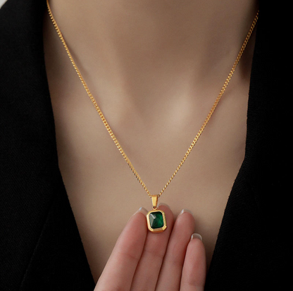 Green Stone Necklace