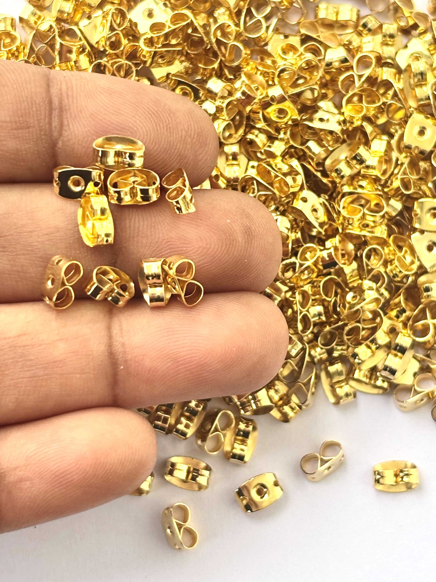 Gold Earring Backs or Earring Stoppers