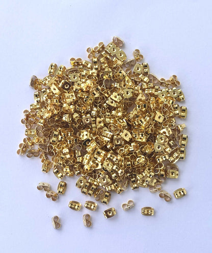 Gold Earring Backs or Earring Stoppers