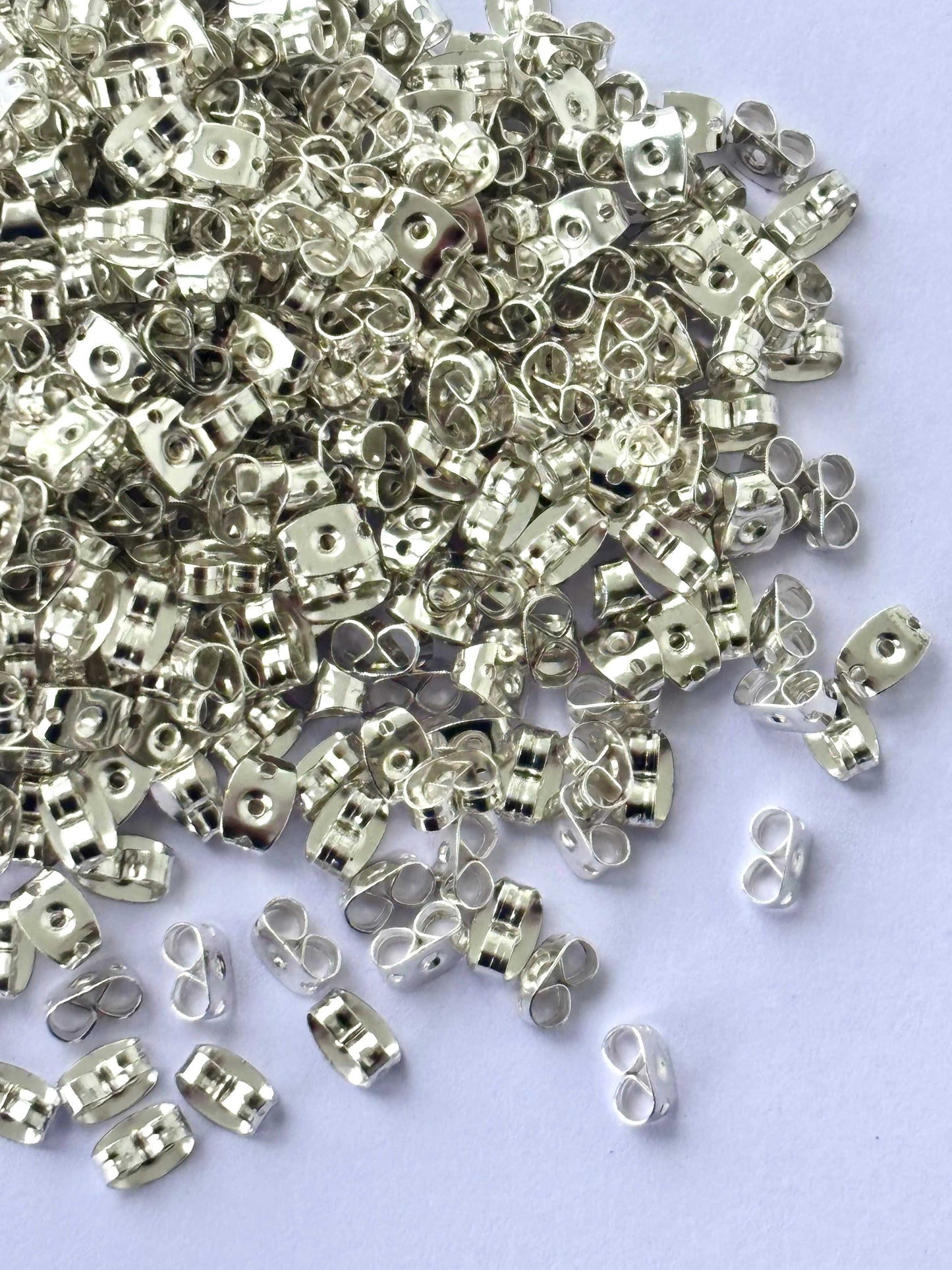 Silver Earring Backs or Earring Stoppers