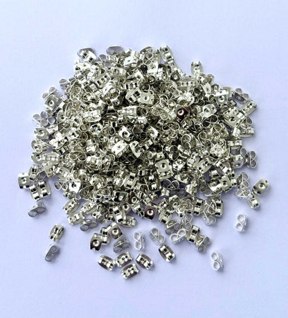 Silver Earring Backs or Earring Stoppers