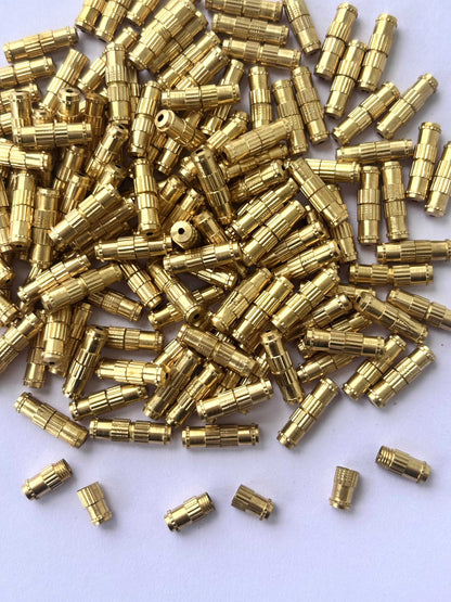 Gold Screw Barrel Clasps