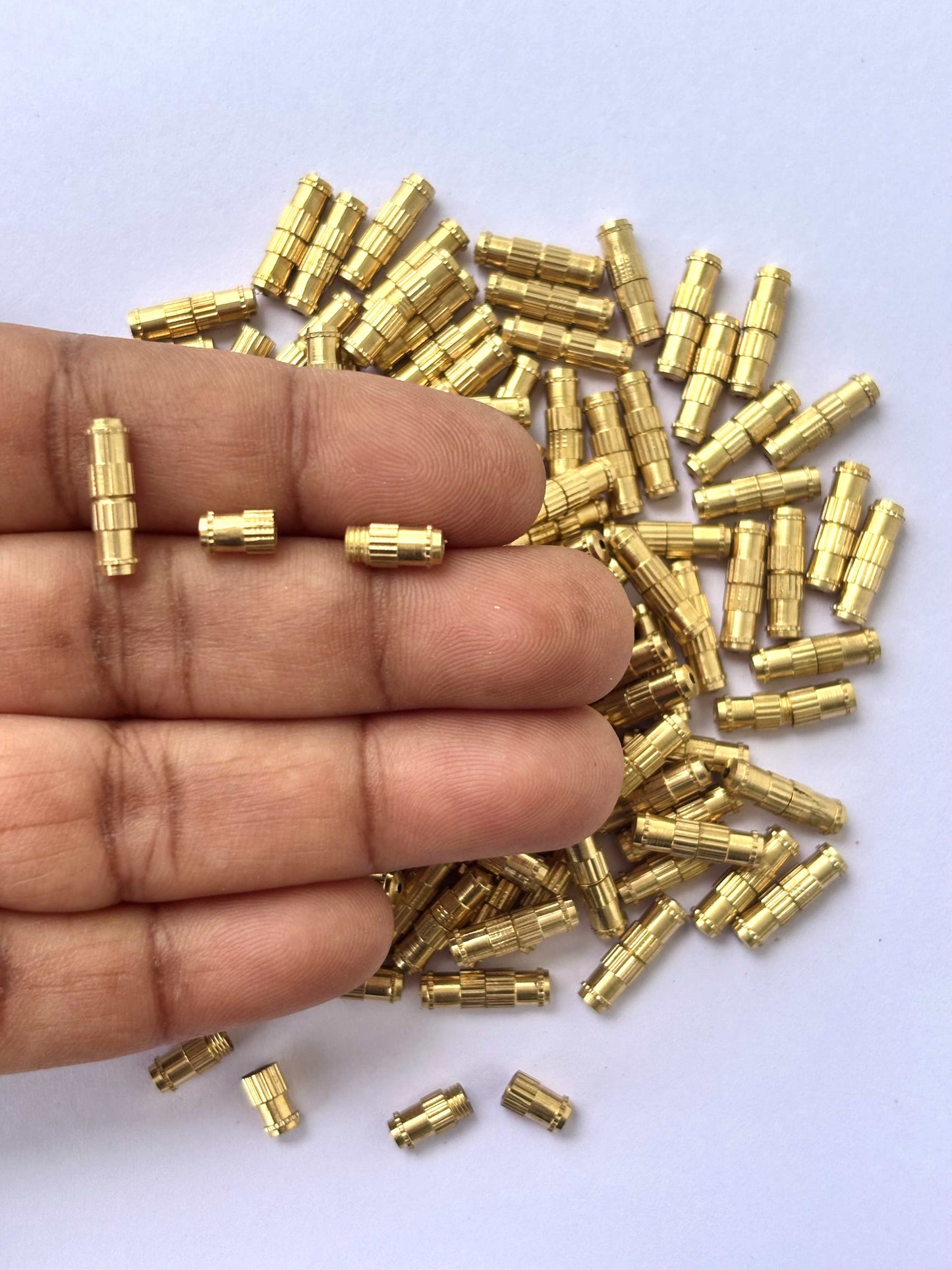 Gold Screw Barrel Clasps