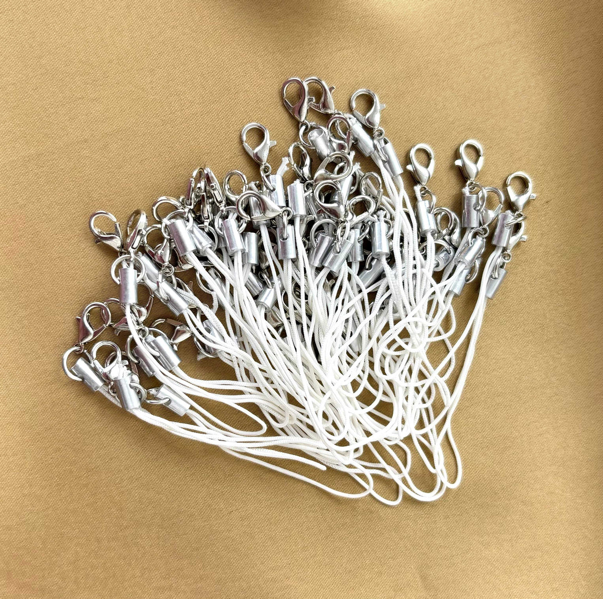 White Phone Charm Cords