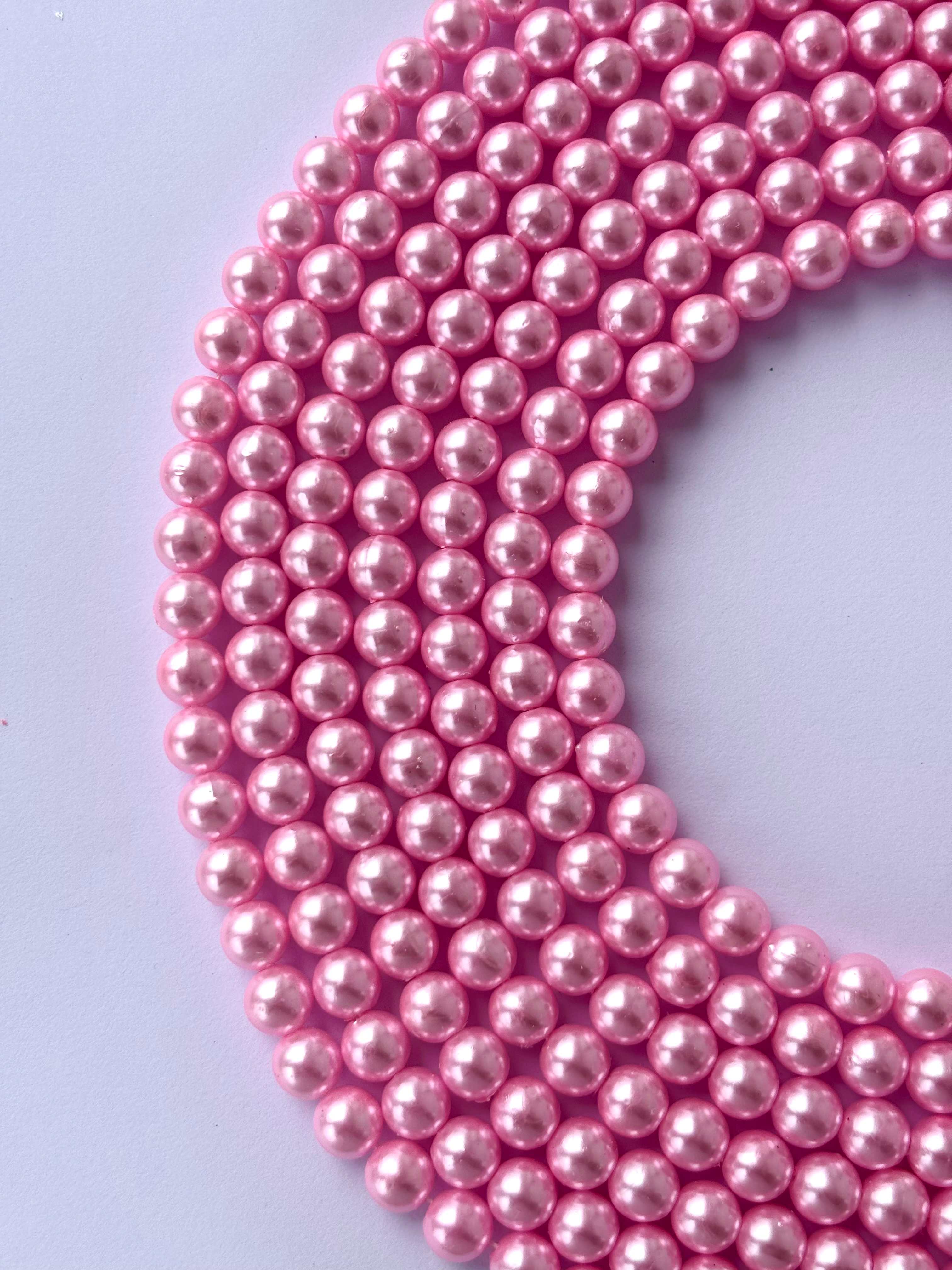 Baby Pink Pearl Beads 8MM