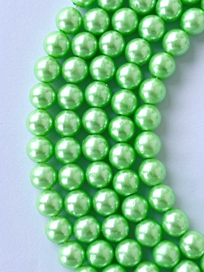 Mint Green Pearl Beads 8MM
