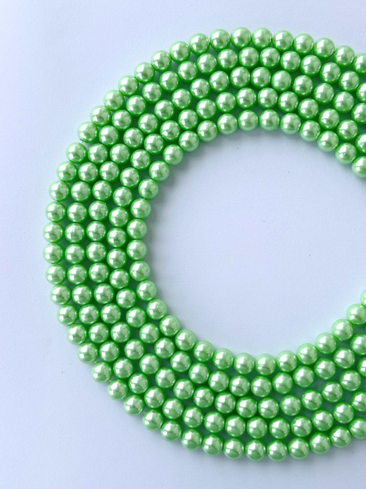 Mint Green Pearl Beads 8MM