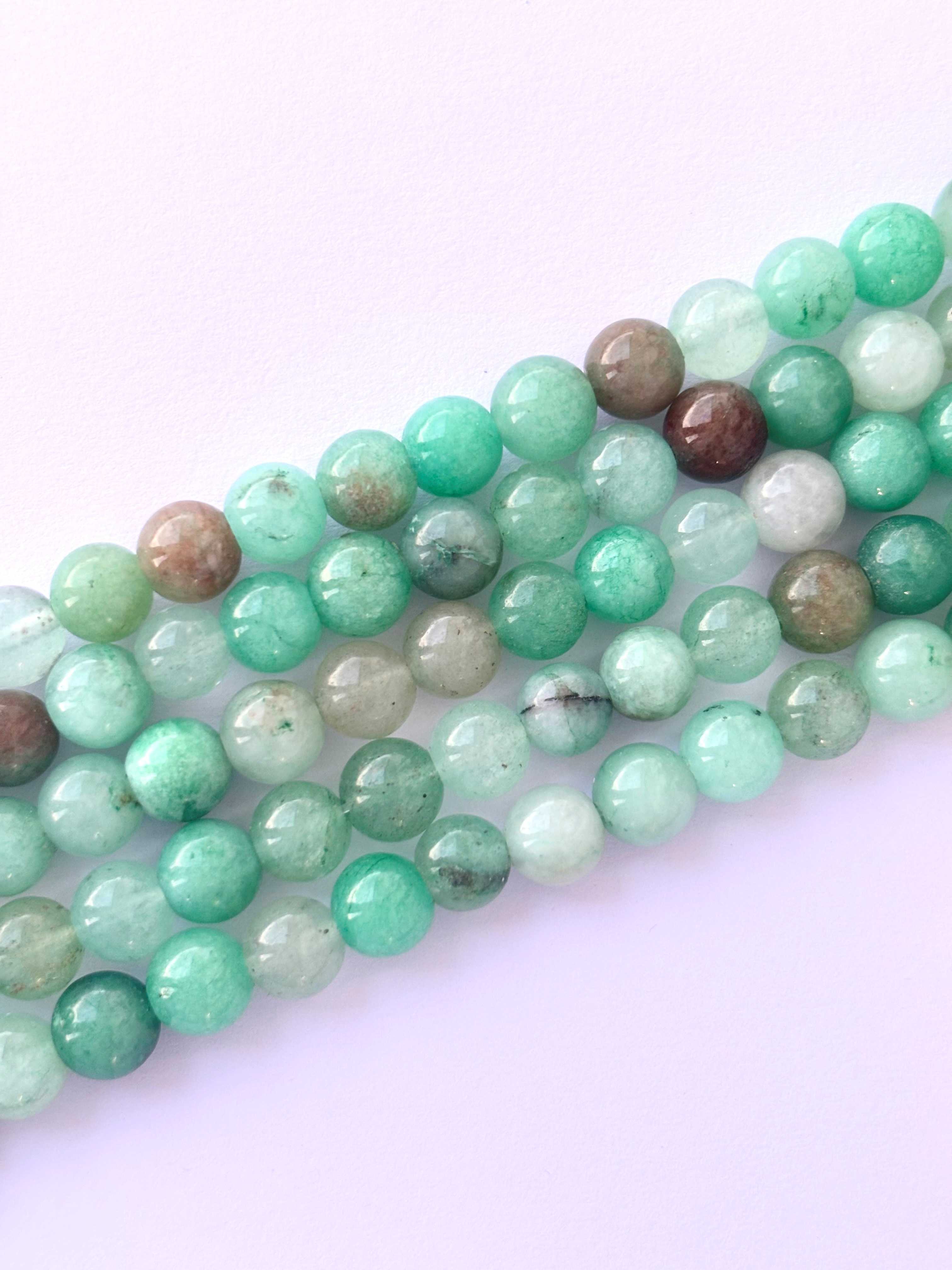 Smooth Chrysoprase Gemstone Beads