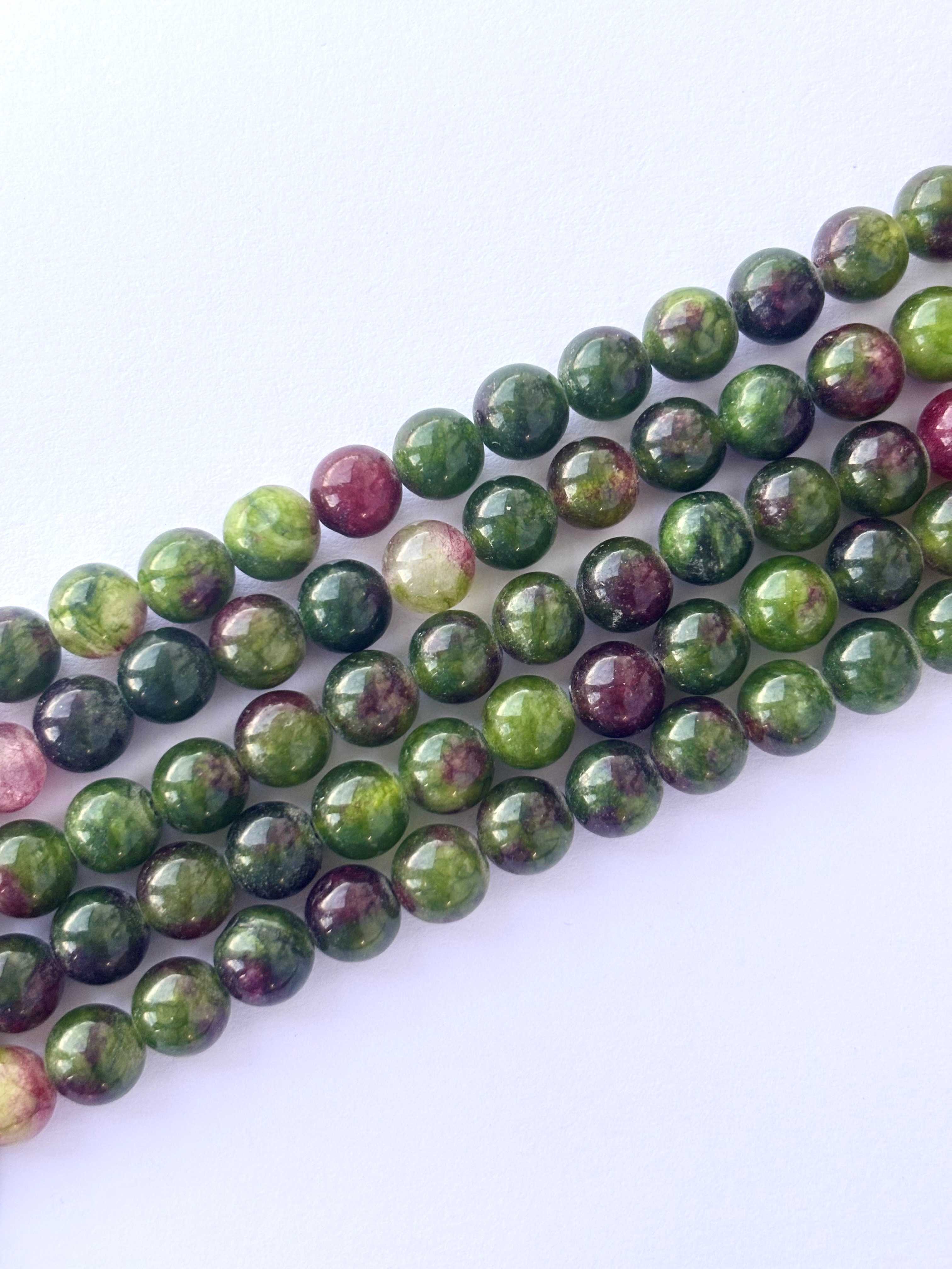 Smooth Green Zoisite Beads
