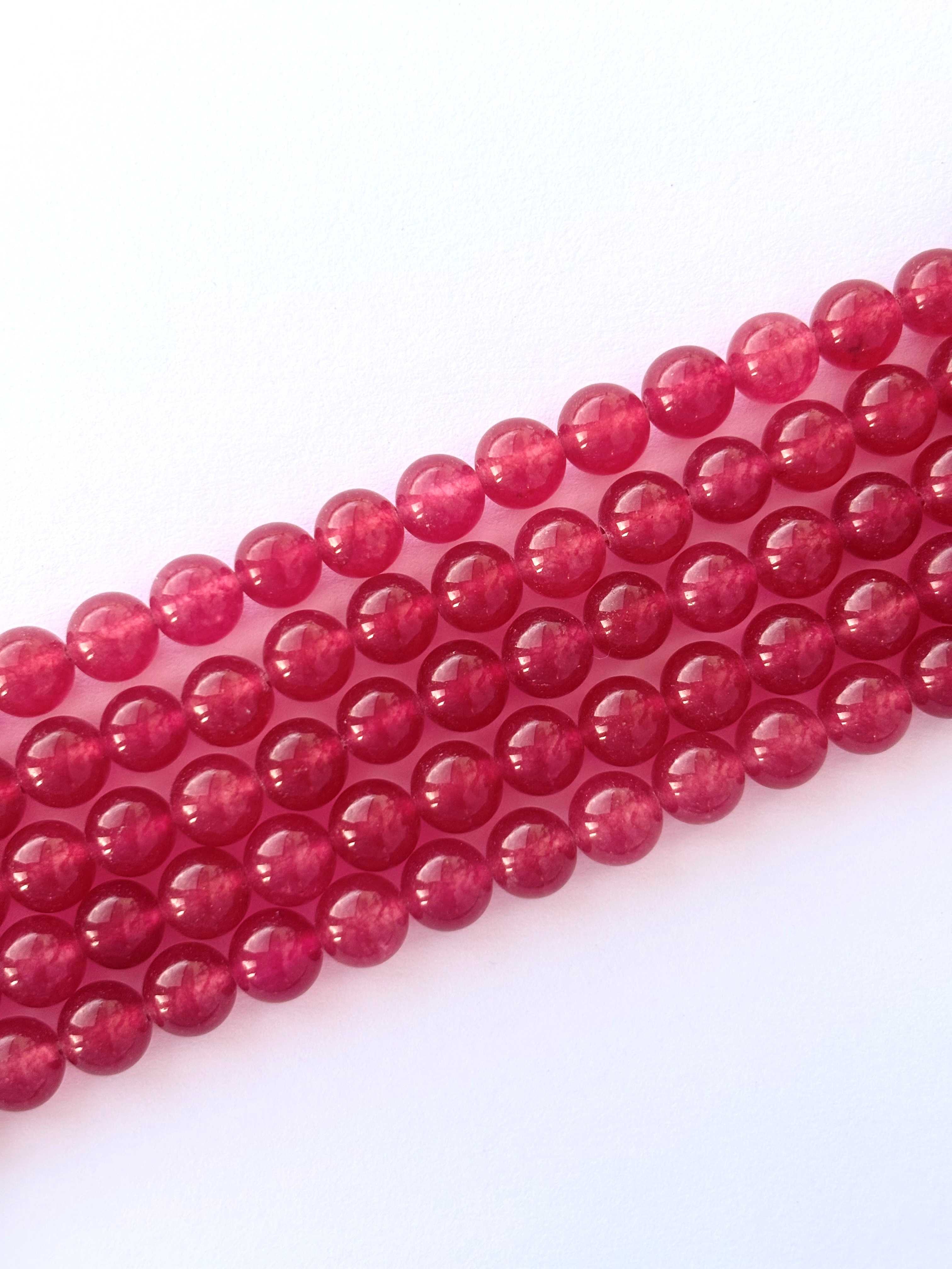 Smooth Cherry Quartz Beads