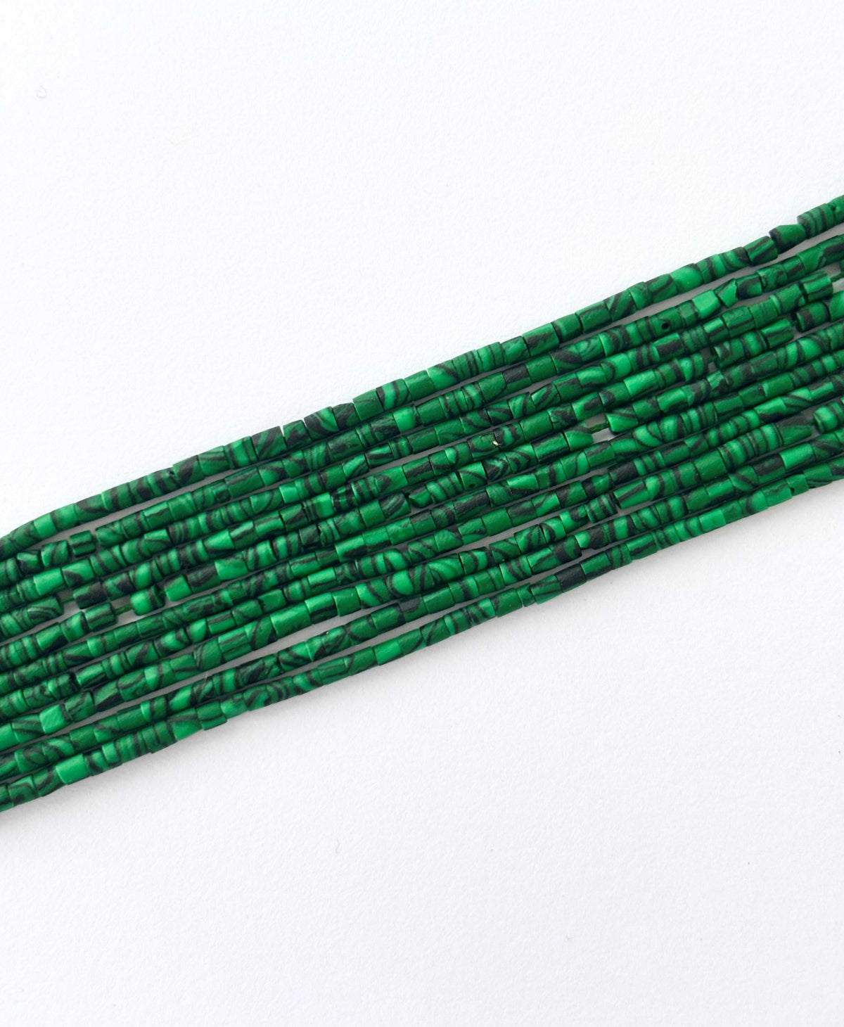 Malachite Heishi Beads