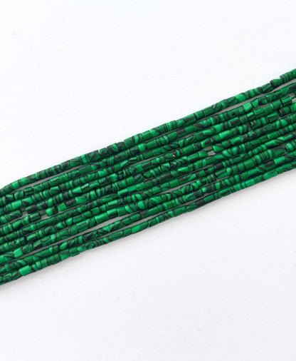 Malachite Heishi Beads