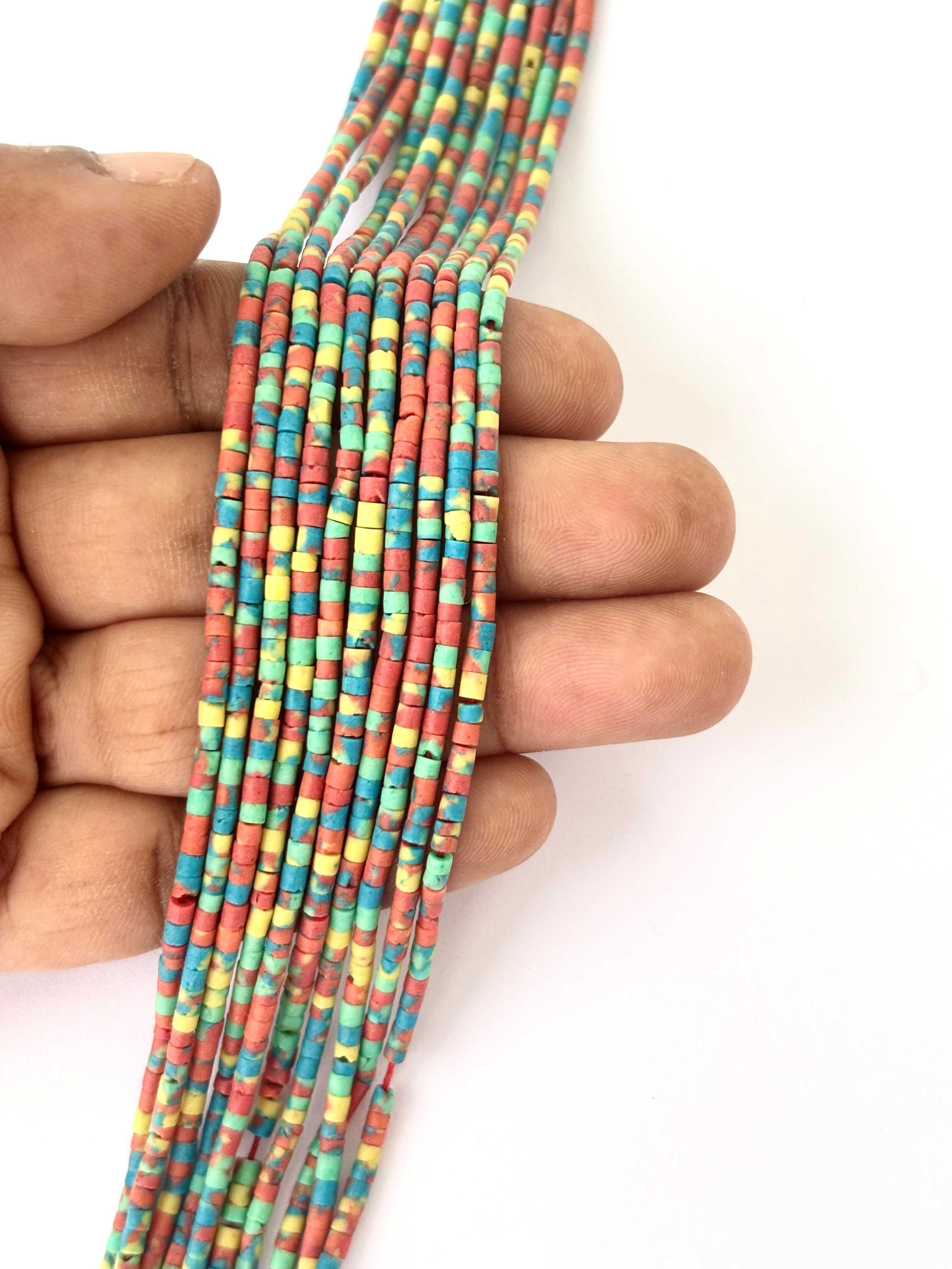 Multicolor Turquoise Heishi Beads