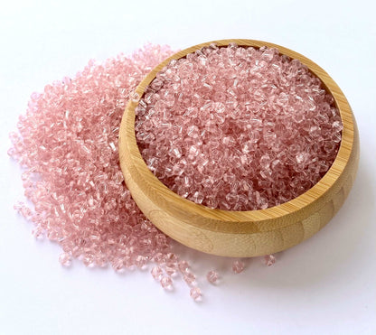 360 Beads Pink Bicone Crystal Beads