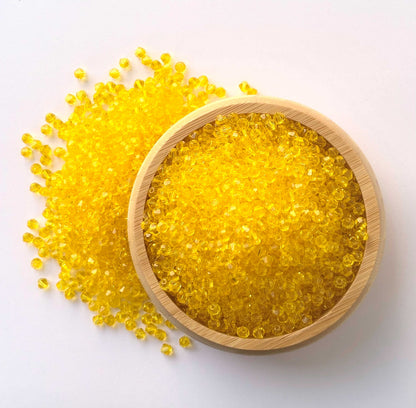 360 Beads Yellow Bicone Crystal Beads