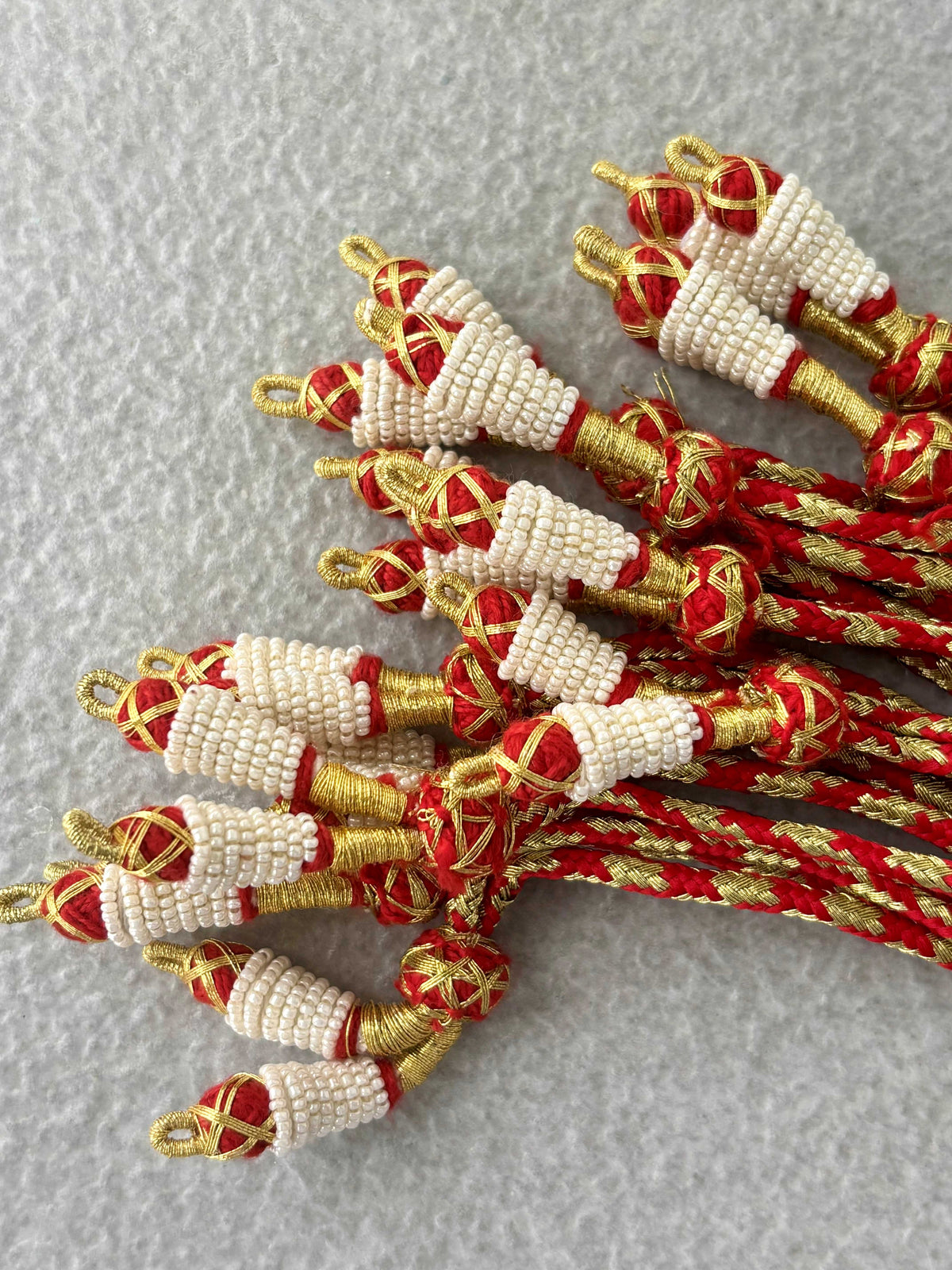 Gold & Red Thread Necklace Dori