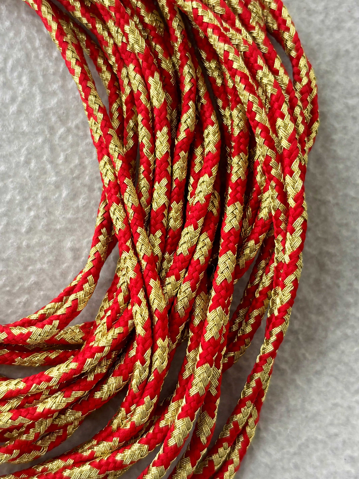 Gold & Red Thread Necklace Dori