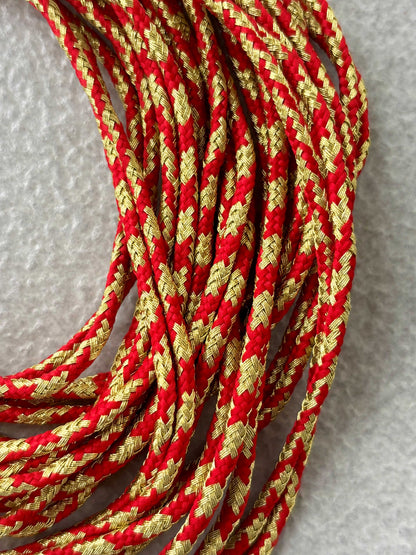 Gold & Red Thread Necklace Dori