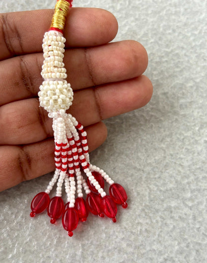 Gold & Red Thread Necklace Dori