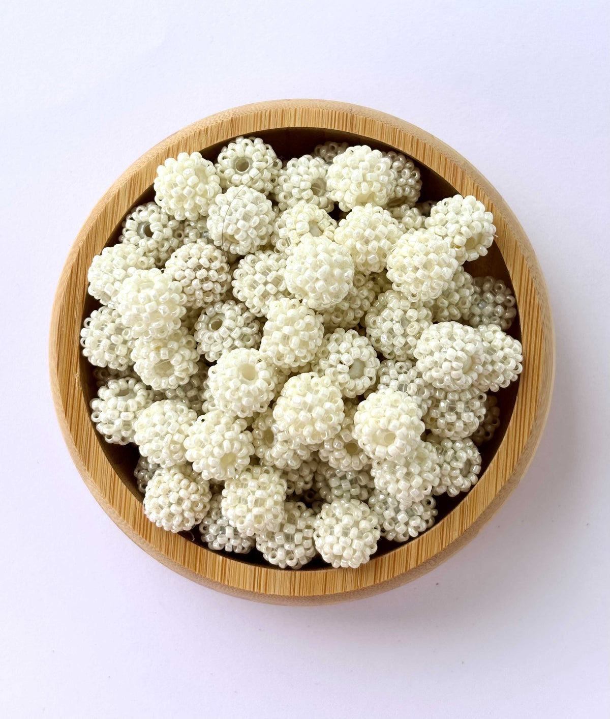 10 Woven Seed Bead Balls Design 3
