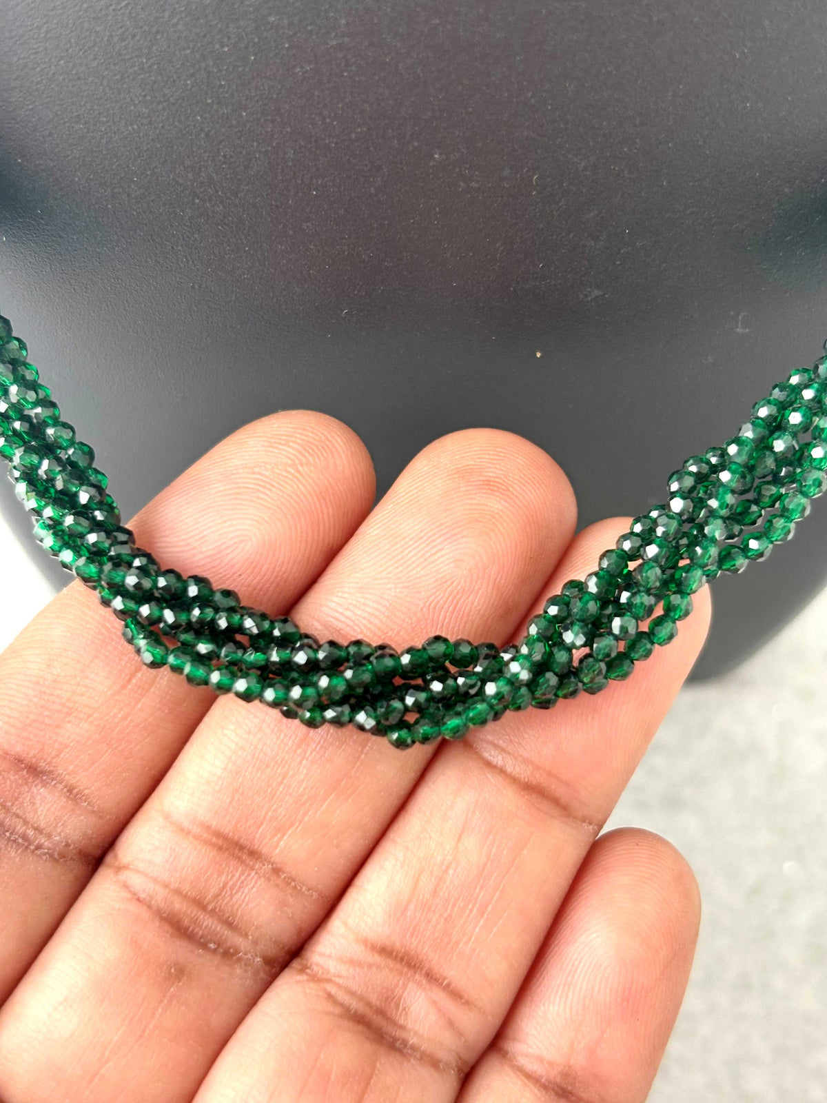 Green 5-Layer Hydro Beads Chain