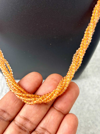 Light Orange 5-Layer Hydro Beads Chain