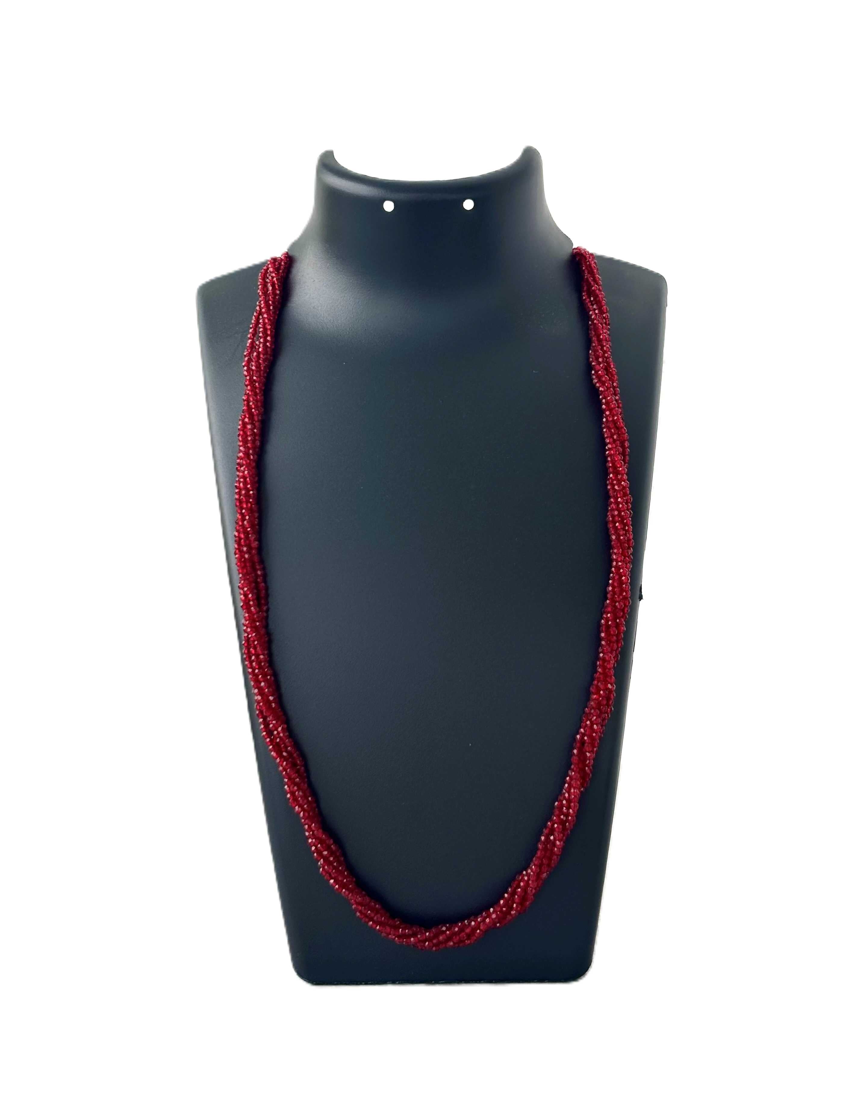 Red 5-Layer Hydro Beads Chain