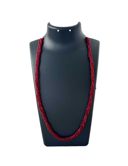 Red 5-Layer Hydro Beads Chain