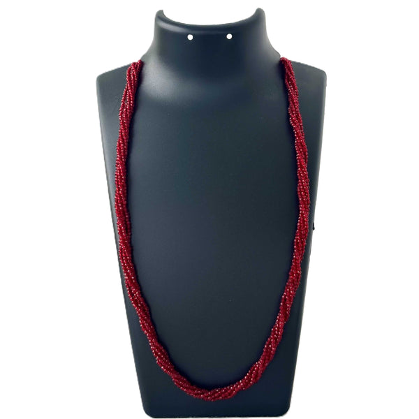 Red 5-Layer Hydro Beads Chain