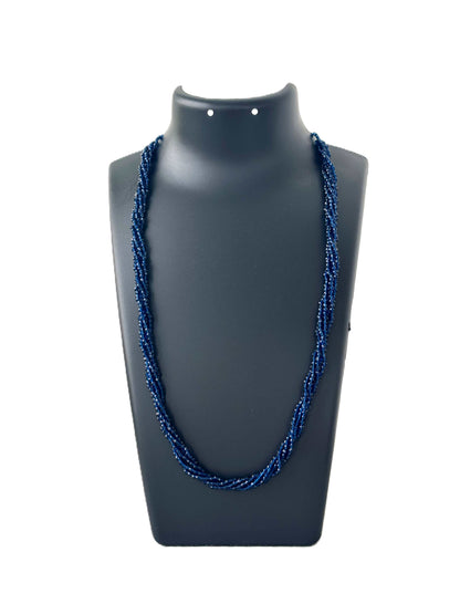 Midnight Blue 5-Layer Hydro Beads Chain