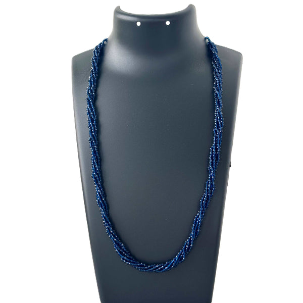 Midnight Blue 5-Layer Hydro Beads Chain