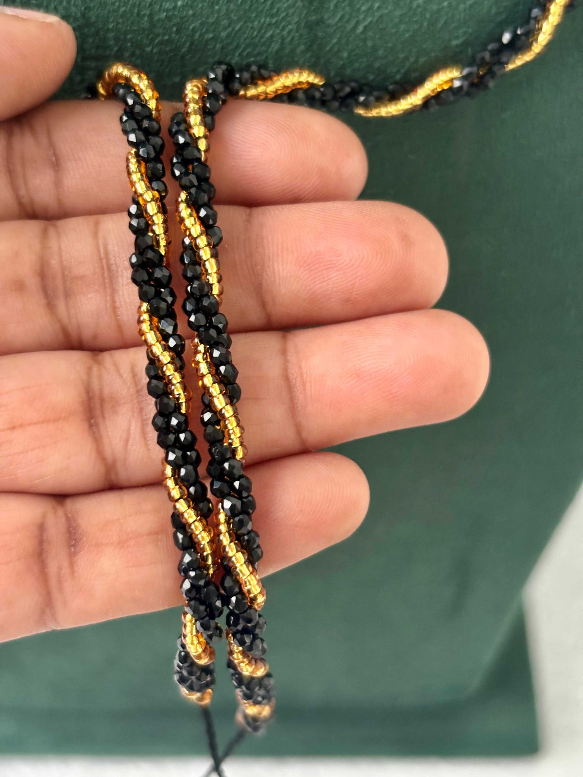 Semifinished Black Hydro Bead Chain