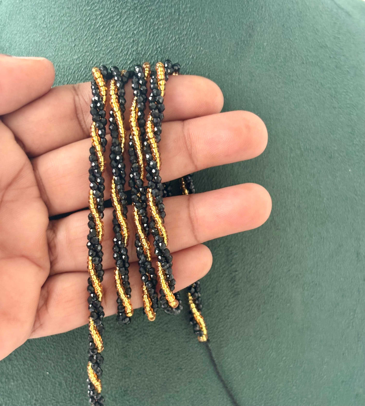 Semifinished Black Hydro Bead Chain