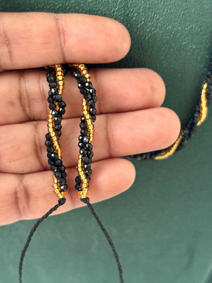 Semifinished Black Hydro Bead Chain