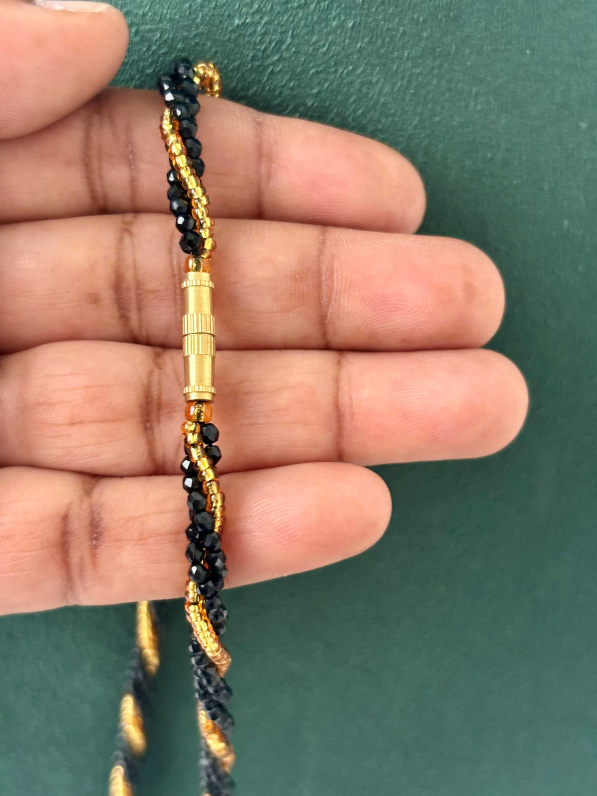 Semifinished Black Hydro Bead Chain