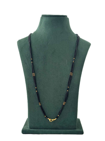 Semifinished Black Seed Bead Chain Design 2