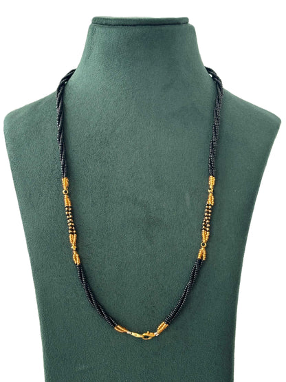 Semifinished Black Seed Bead Chain Design 5