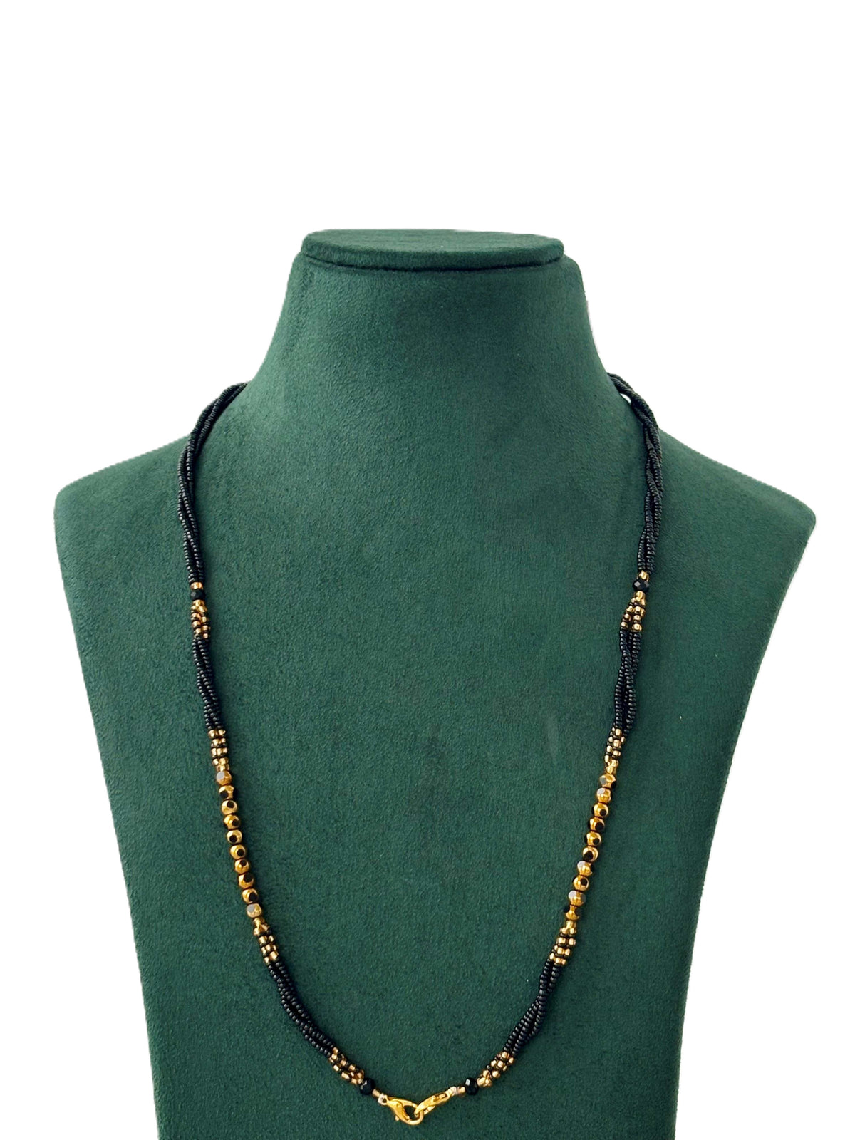 Semifinished Black Seed Bead Chain Design 6