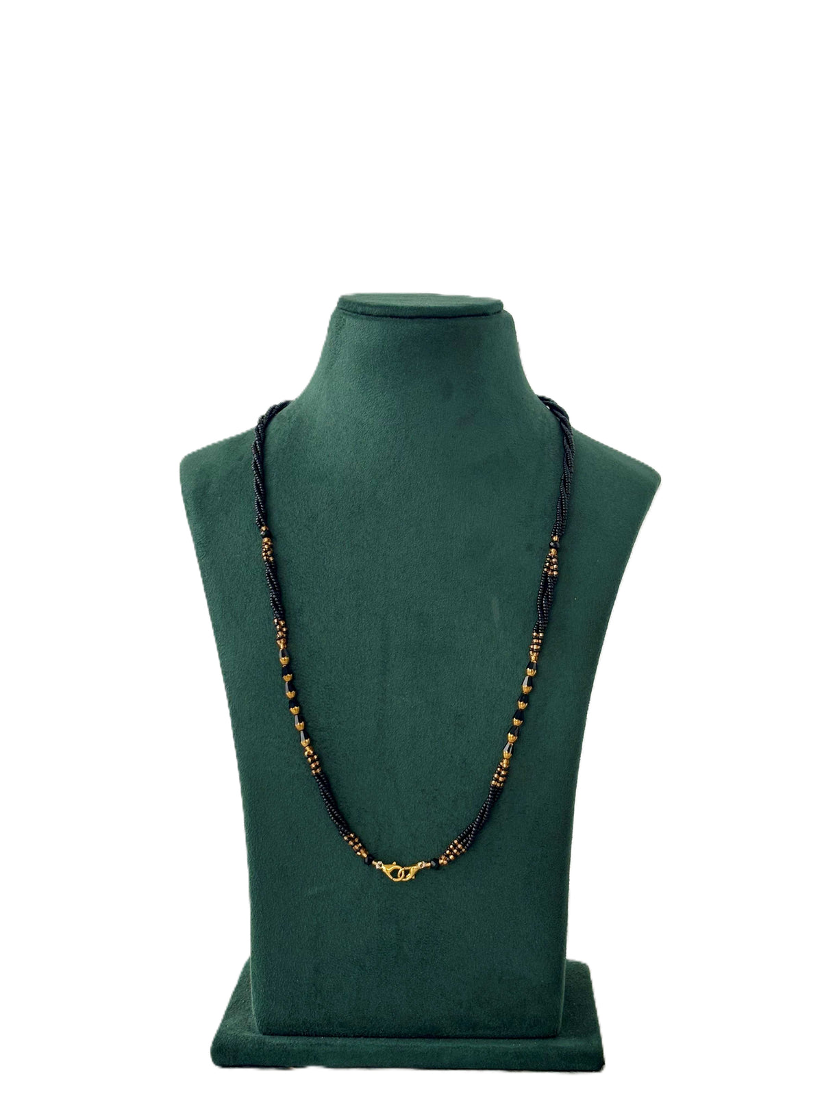 Semifinished Black Seed Bead Chain Design 7