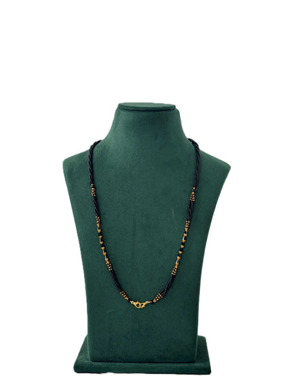 Semifinished Black Seed Bead Chain Design 7